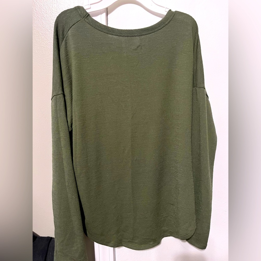 Green sweatshirt